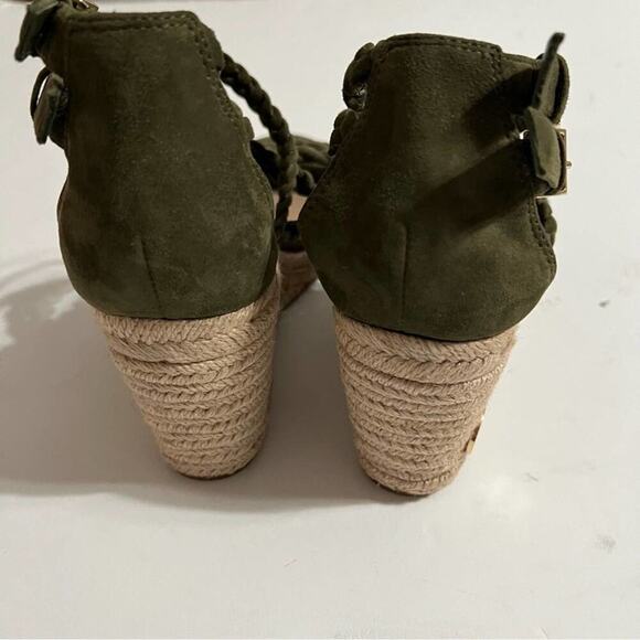 Tory Burch Bailey Wedge Sandal Size 9.5 - Picture 10 of 11